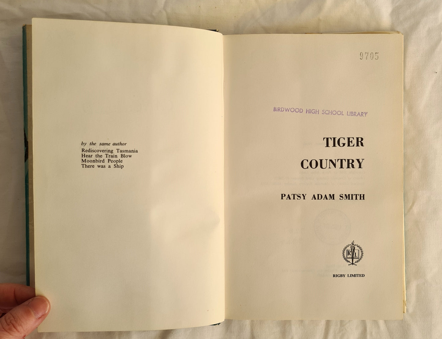 Tiger Country by Patsy Adam Smith