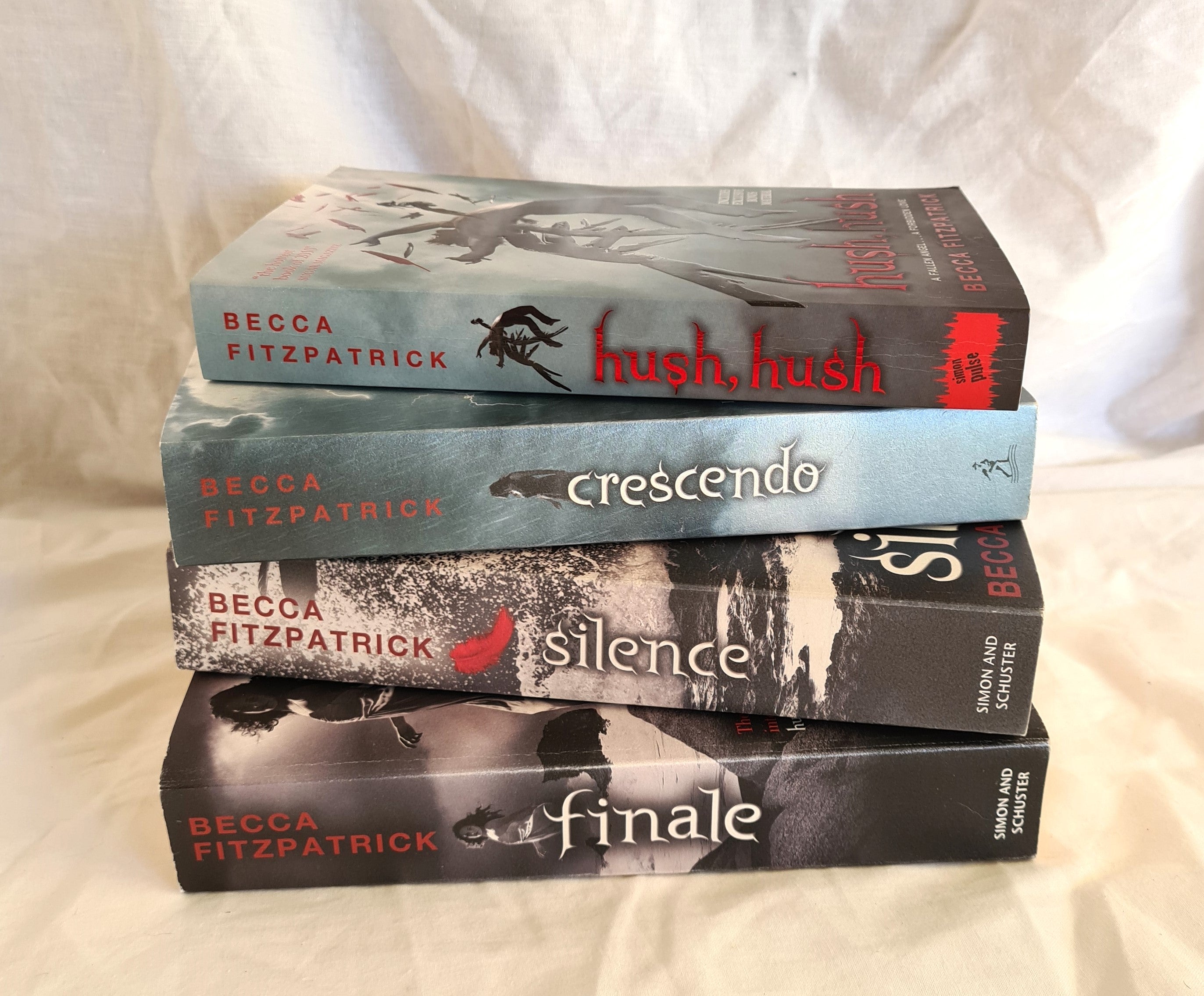 Hush Hush Series Complete Set By Becca Fitzpatrick Morgans Rare Books 2621