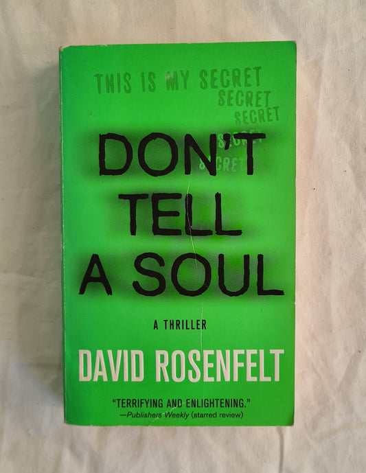 Don’t Tell a Soul by David Rosenfelt