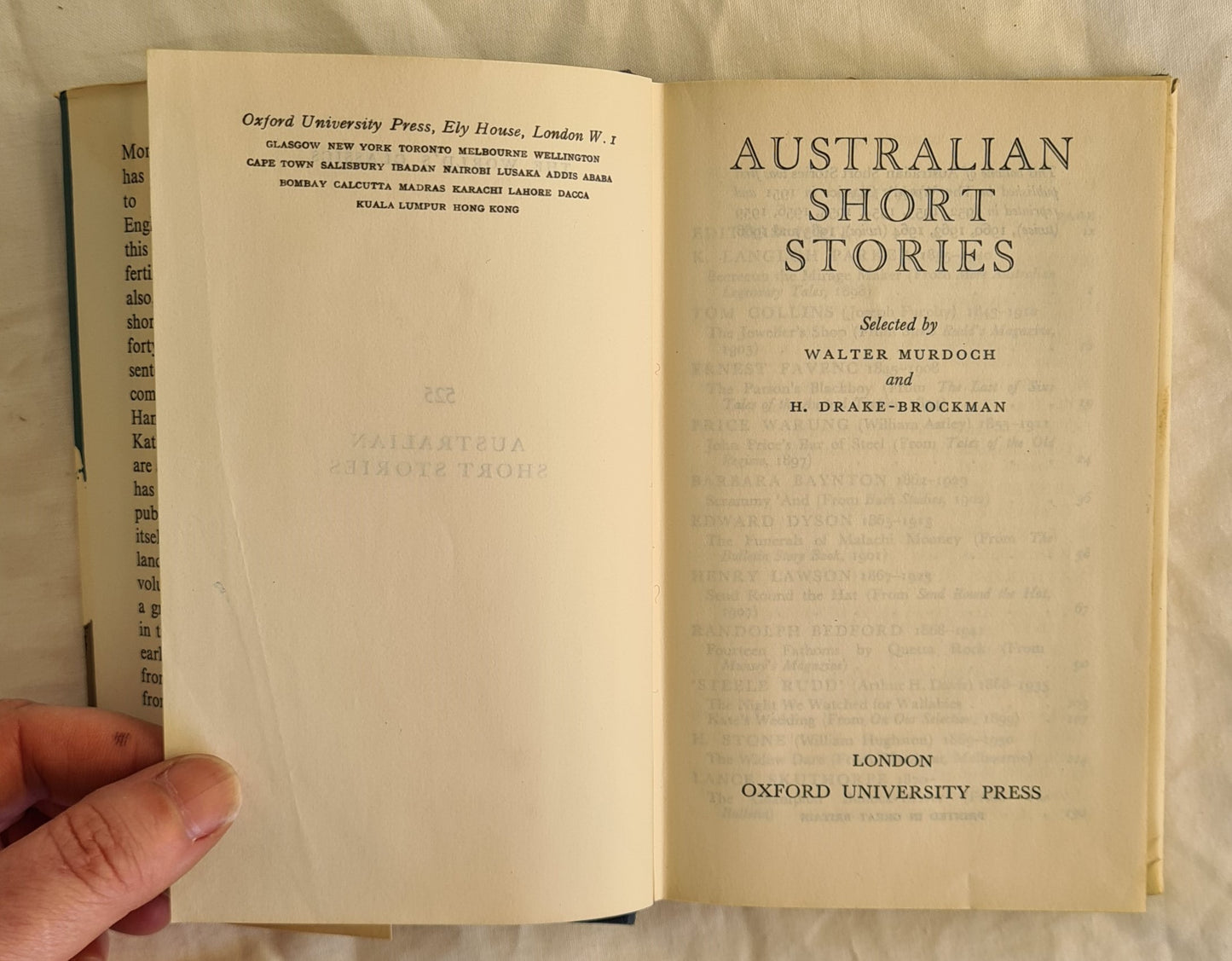 Australian Short Stories by Walter Murdoch and H. Drake-Brockman