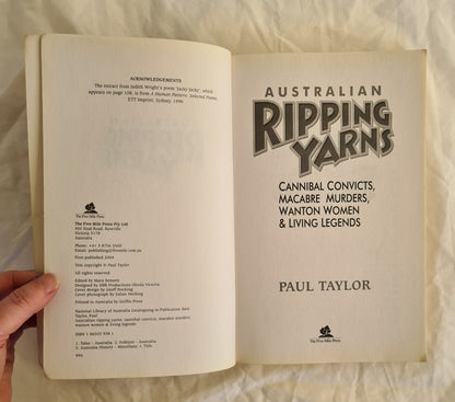 Australian Ripping Yarns by Paul Taylor