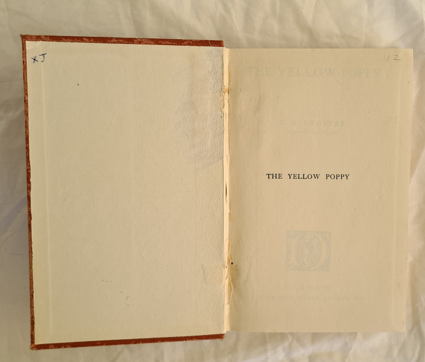 The Yellow Poppy by D. K. Broster