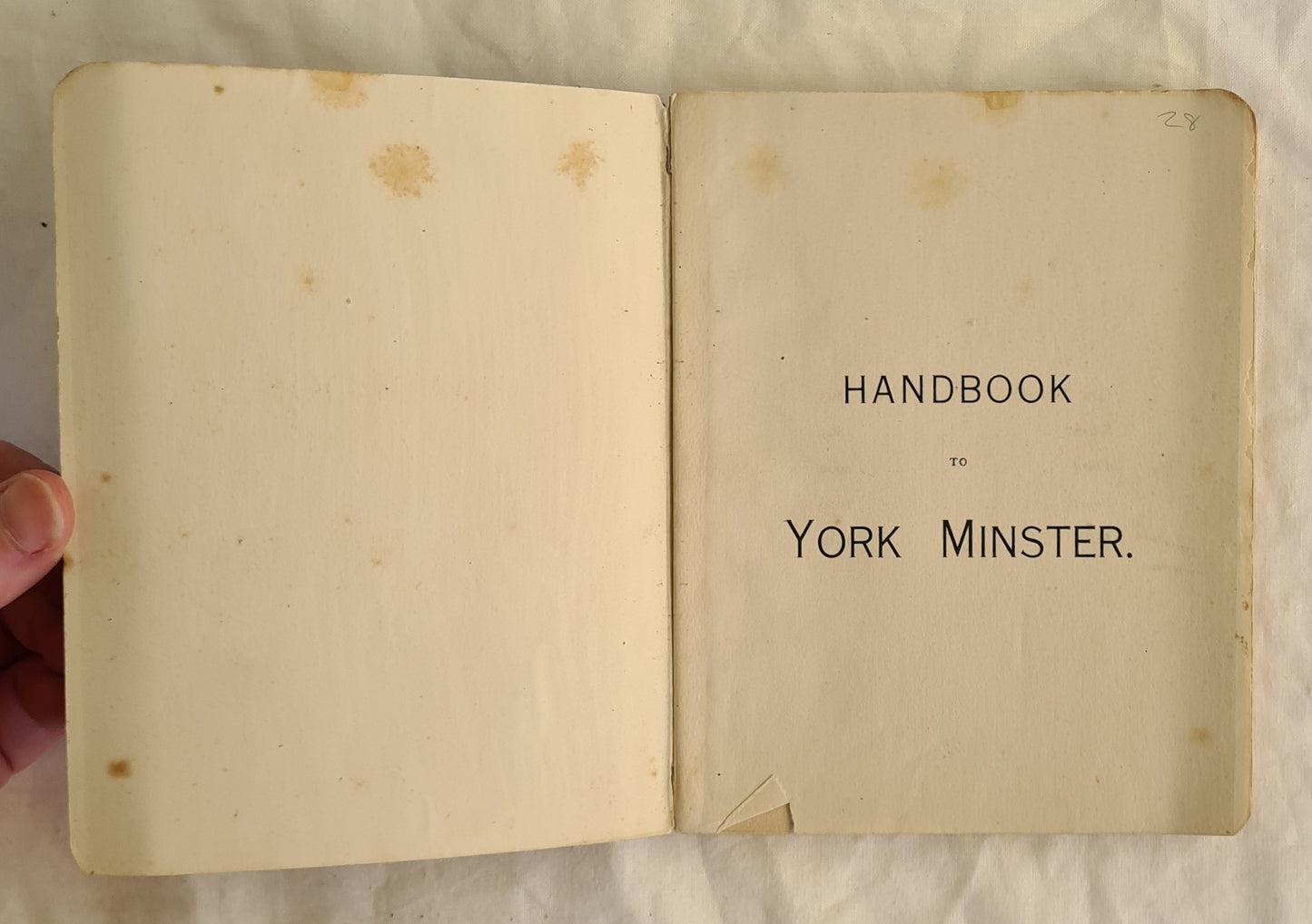 Handbook to the Cathedral Church of St. Peter, York by George Benson