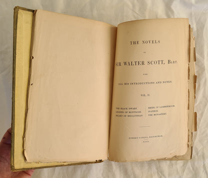 The Novels of Sir Walter Scott, Bart. Vol. I., Vol, II, Vol. III