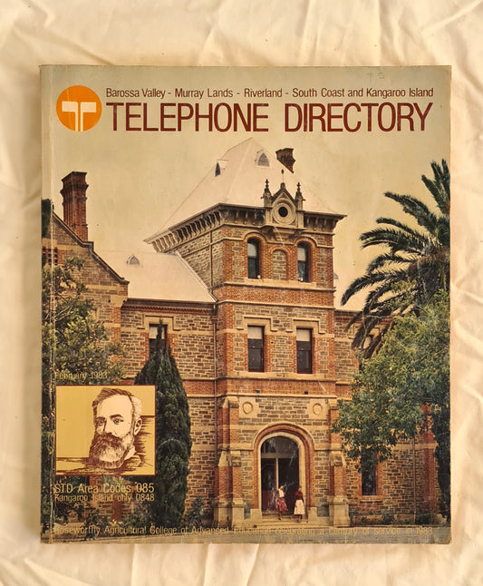 Telephone Directory South Australia 1983
Barossa Valley – Murray Lands – Riverland – South Coast and Kangaroo Island
by Telecom