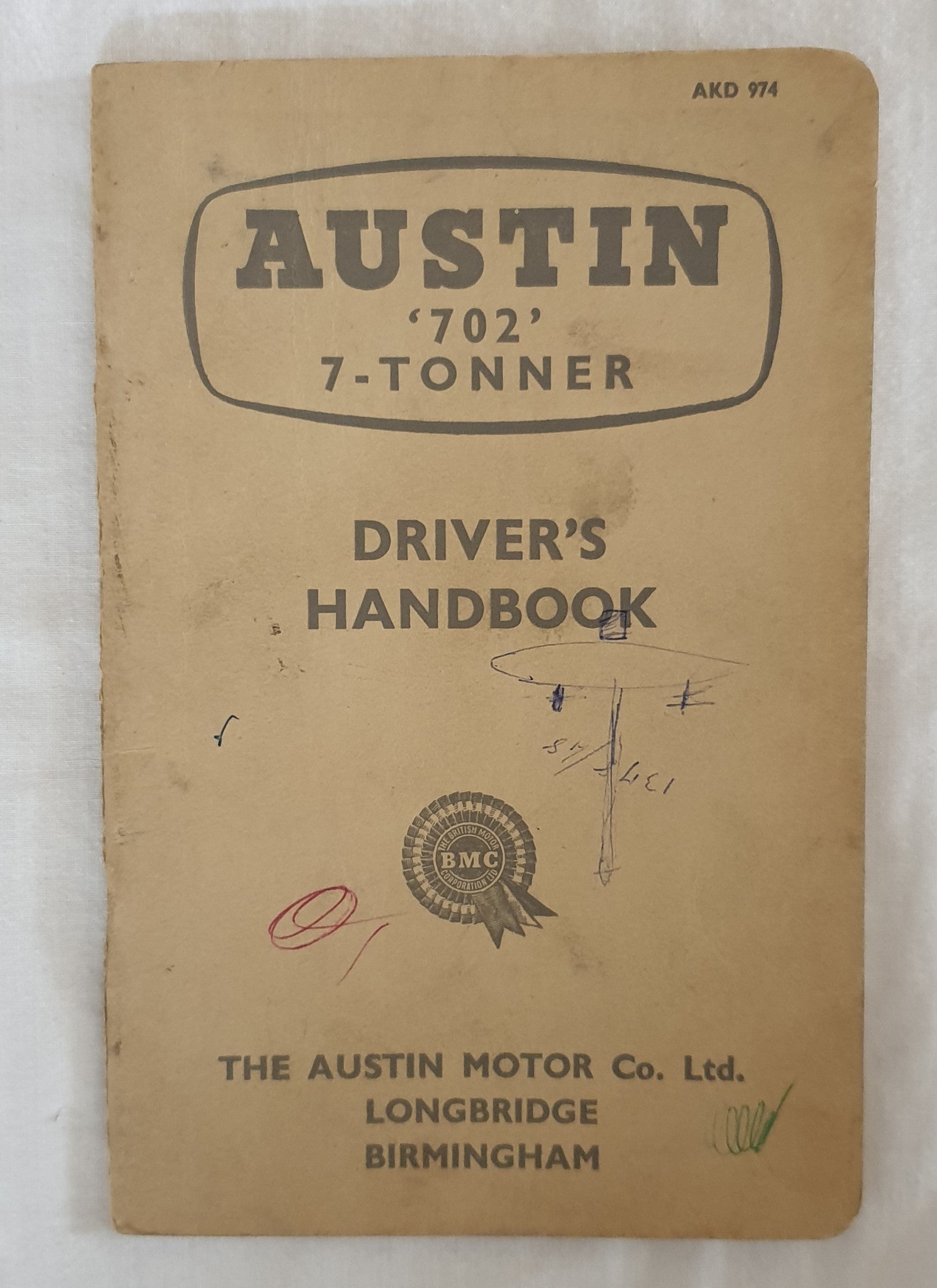 Austin '702' 7-tonner - Driver's Handbook