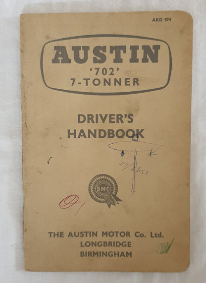 Austin '702' 7-tonner - Driver's Handbook