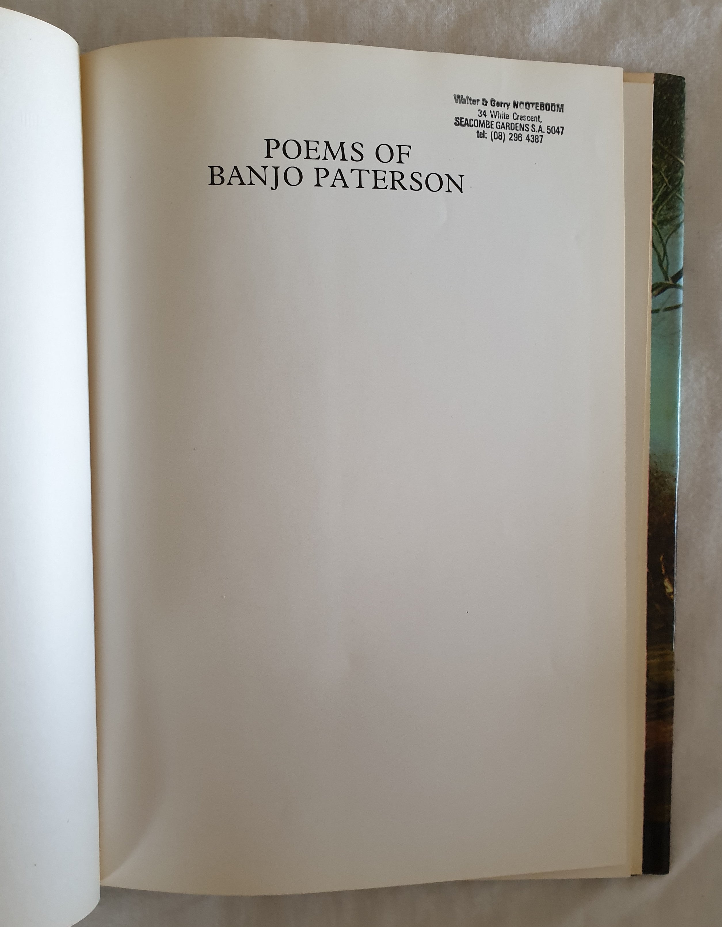 Poems Of Banjo Paterson Illustrated By Pro Hart – Morgan's Rare Books