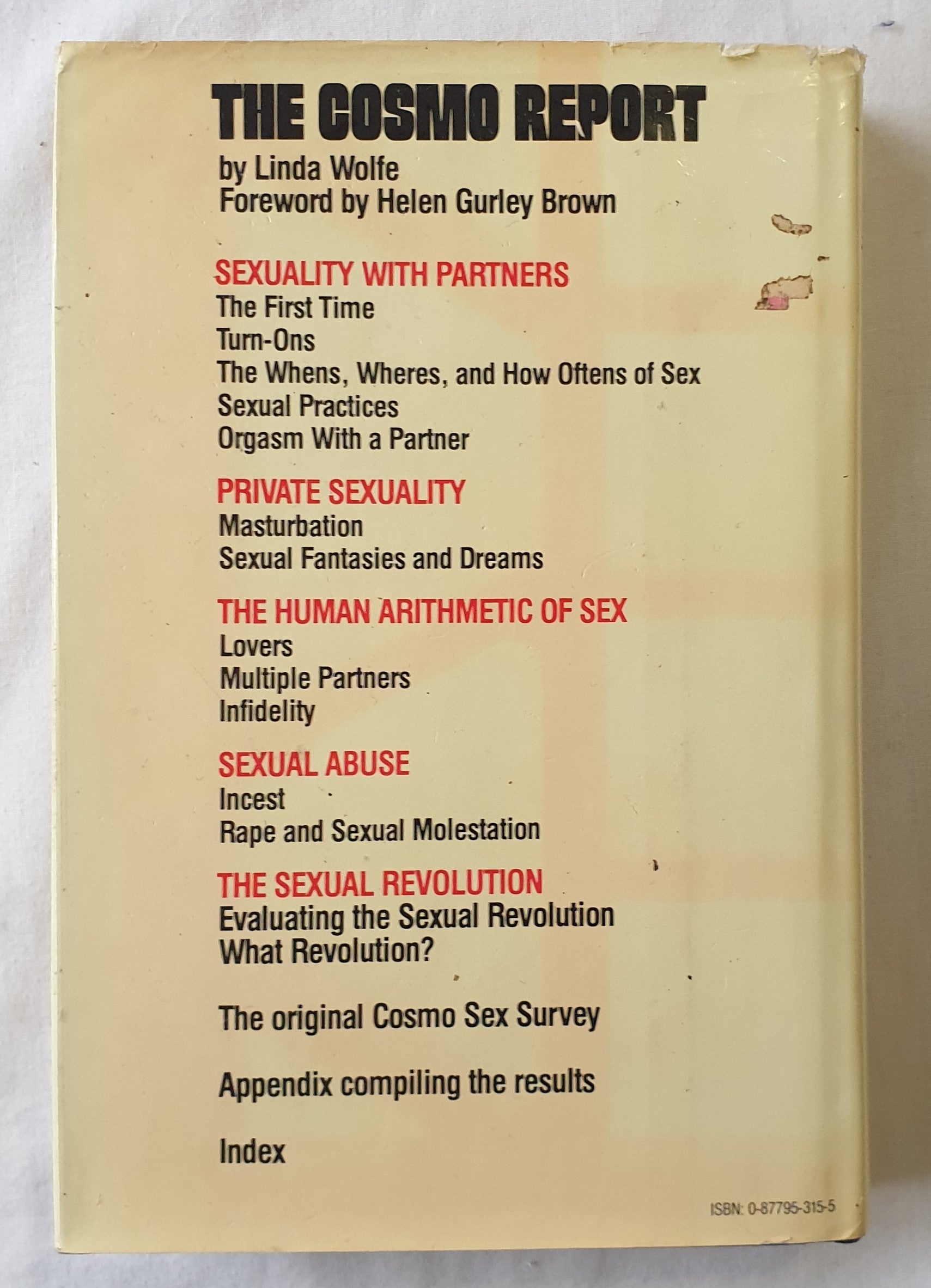 The Cosmo Report by Linda Wolfe – Morgan's Rare Books