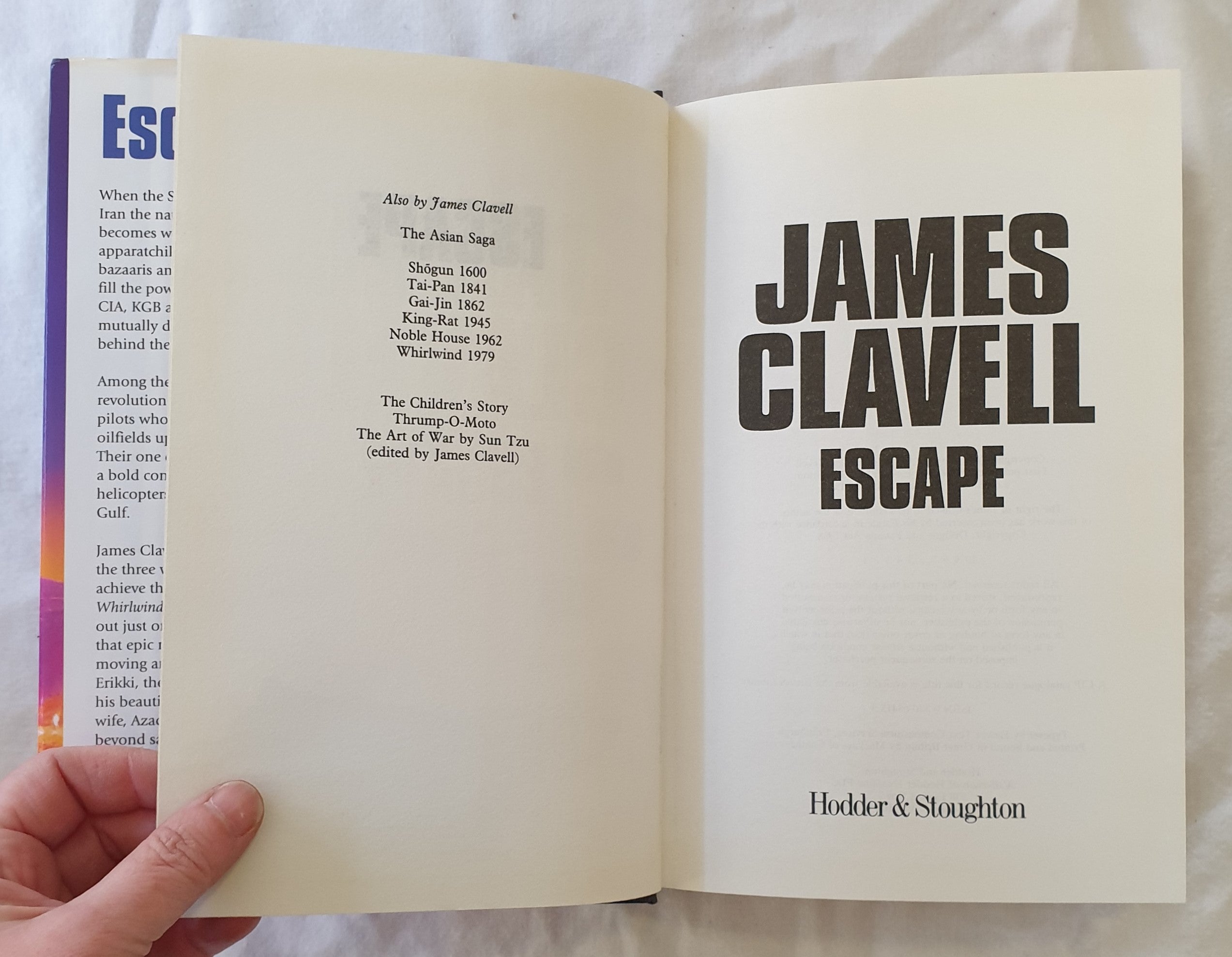 James　Clavell　–　Rare　Morgan's　Books　Escape　by