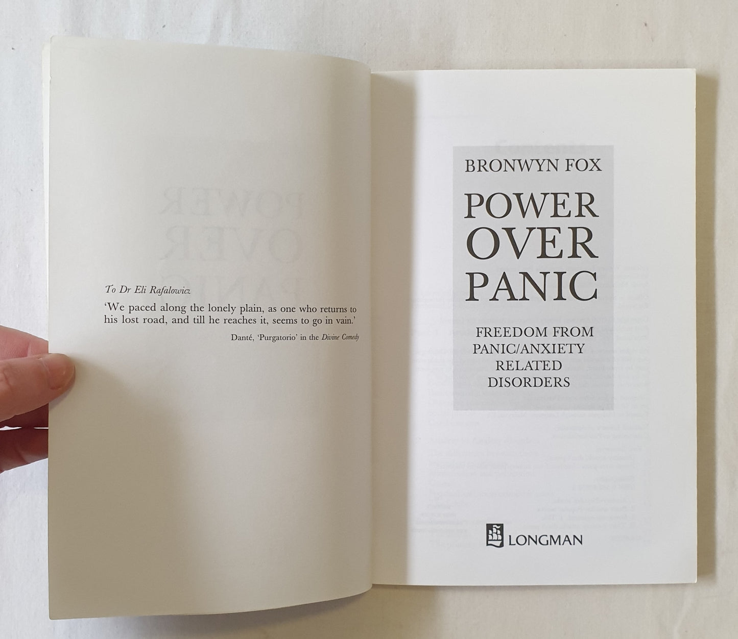 Power Over Panic by Bronwyn Fox