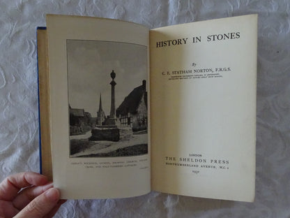History In Stones by C. E. Statham Norton