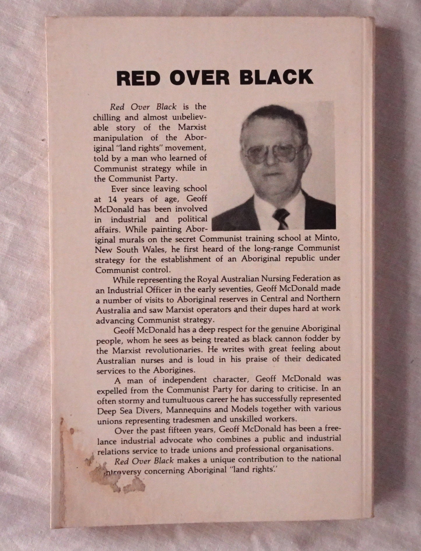 Red Over Black by Geoff McDonald