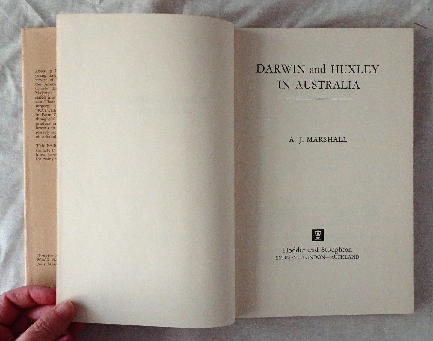 Darwin and Huxley in Australia by A. J. Marshall