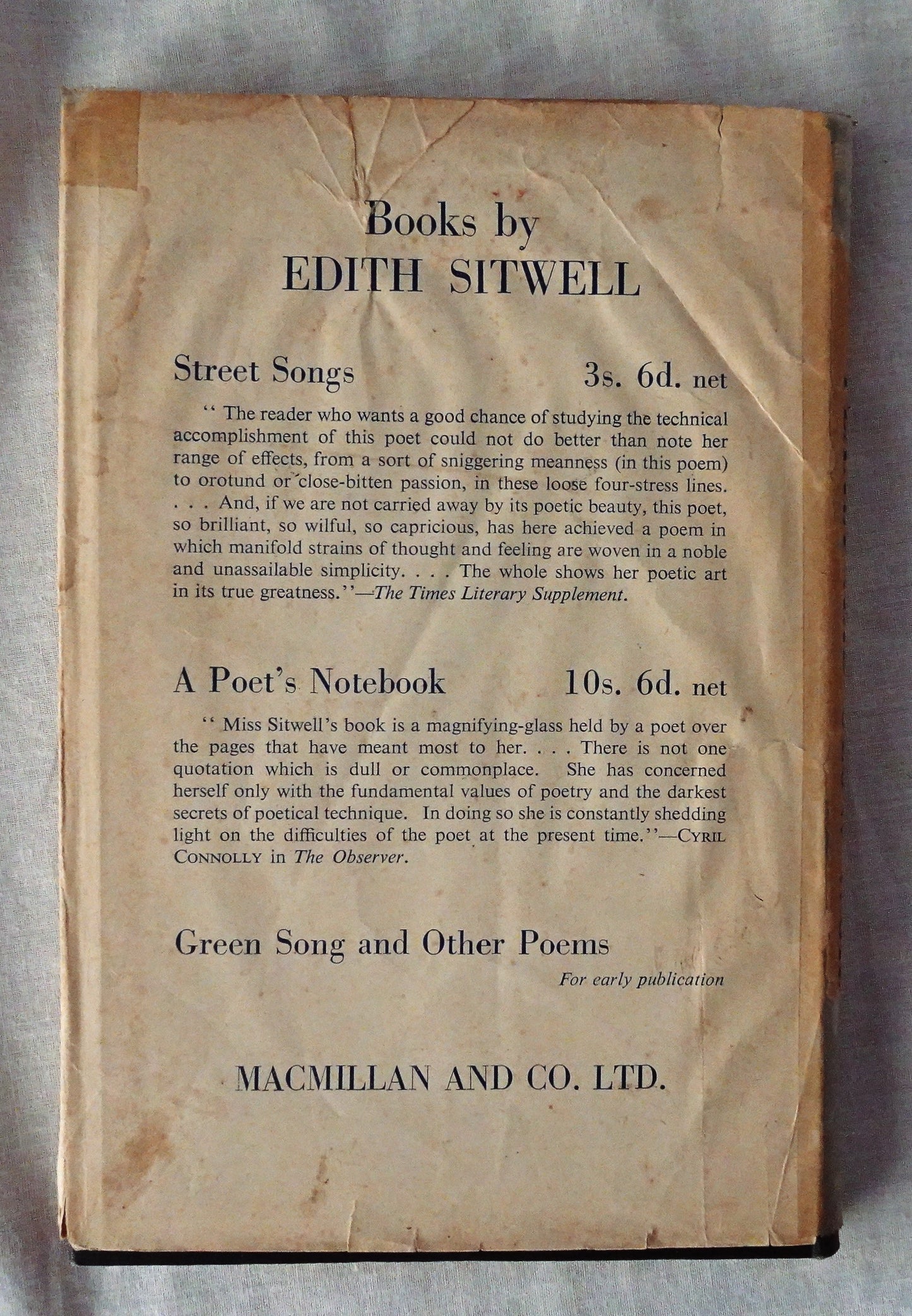 Planet and Glow-Worm by Edith Sitwell